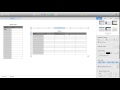 How to create a table in numbers How to create a table in numbers