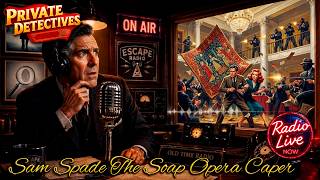 Escape Radio LIVE | Sam Spade The Soap Opera Caper OTR DETECTIVES MYSTERY Dollar, Escape, Marlowe