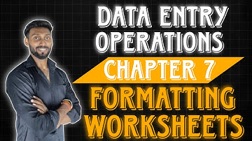 NIOS DATA ENTRY OPERATIONS CHAPTER 7 FORMATTING WORKSHEET 
