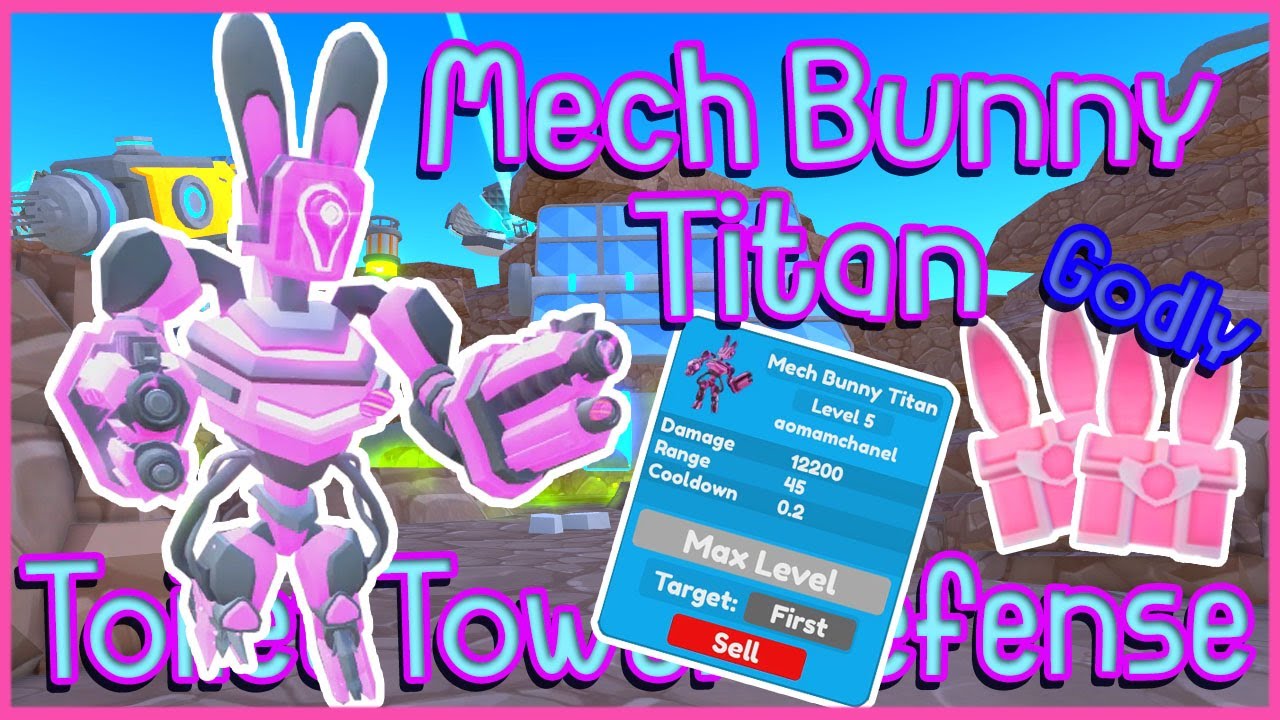How to UNLOCK The MECH BUNNY TITAN in TOILET TOWER DEFENSE (Roblox ...