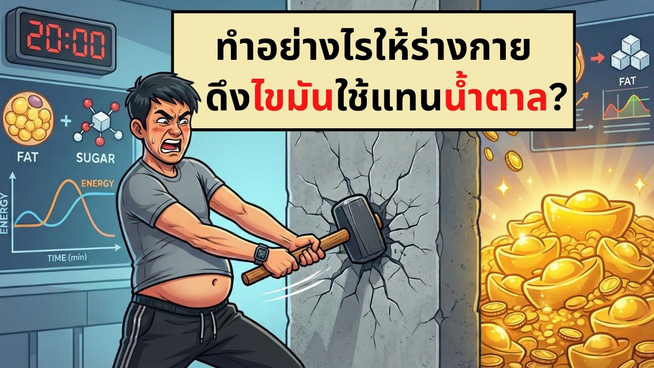 ทลายกำแพง 20 นาที | ทำอย่างไรให้ร่างกาย ดึงไขมันใช้แทนน้ำตาล | เรื่องไม่รู้รอบตัว