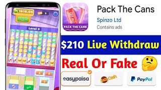 pack the cans app real or fake | pack the cans app withdraw | pack the cans payment proof screenshot 4