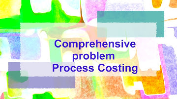 COMPREHENSIVE PROBLEM Process costing(Excel)