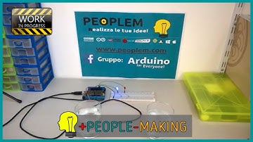 100 Progetti con Arduino Uno - 008 Sensore di temperatura Dallas con led di stato