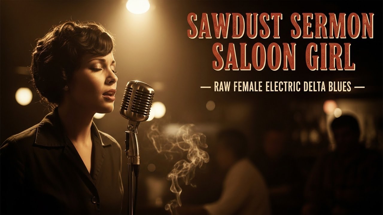SAWDUST SERMON SALOON GIRL | Raw Vintage Female Electric Delta Blues (1950s Southern Juke Joint)