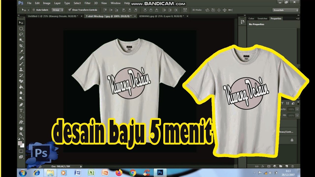  Desain  Baju  dalam 5 menit dengan photoshop YouTube 