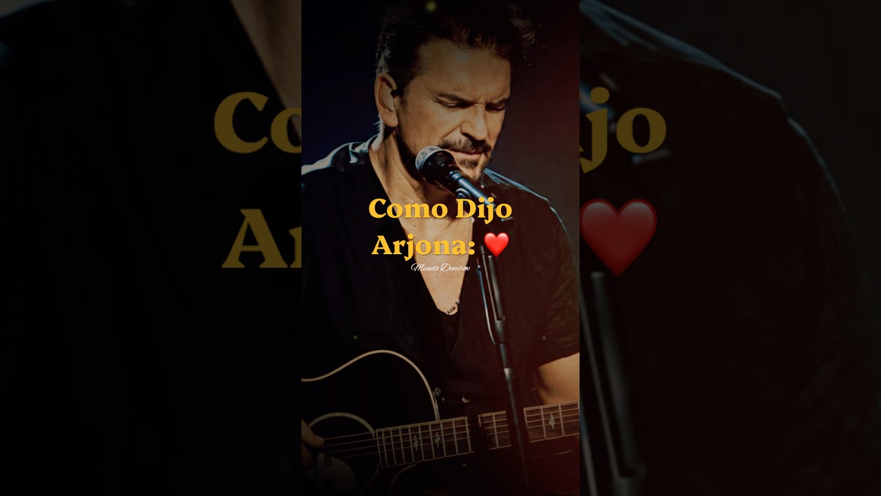 Arjona Lo Dijo Todo Con Esta Canción 💔 – Dime Que No