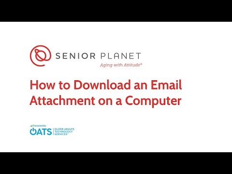 How to Download an Email Attachment on a Computer