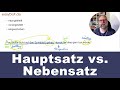 Hauptsatz vs. Nebensatz - Kommas bei Nebensätzen