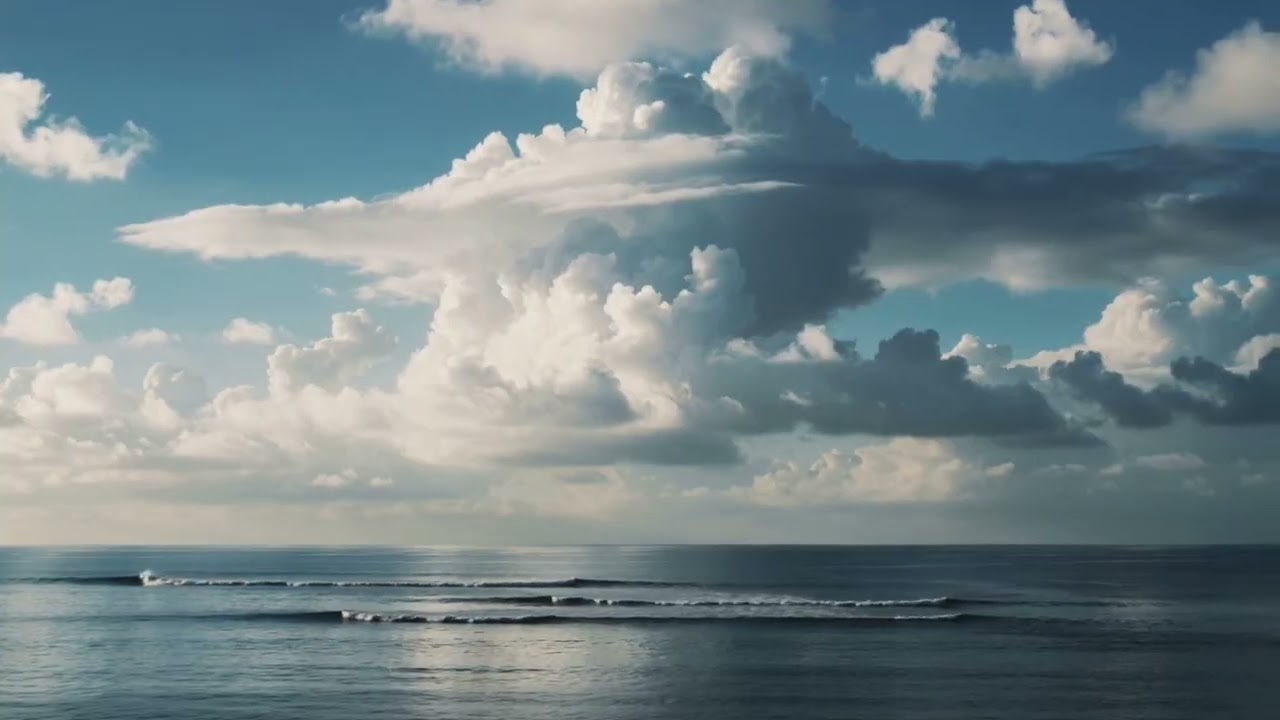 Ocean Horizon Clouds | Calm Video