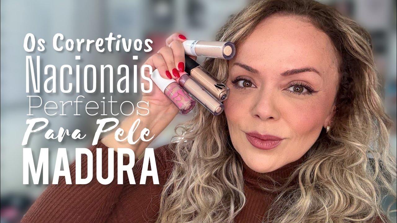 Os corretivos NACIONAIS perfeitos para PELE MADURA!
