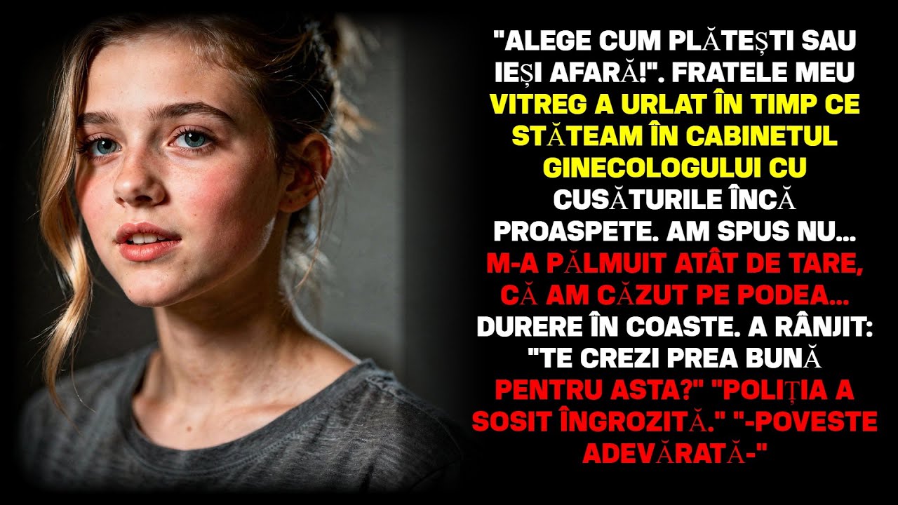 La spital, fratele vitreg a urlat „MAI BINE ÎNCEPI...!” — Apoi m-a pălmuit atât de tare încât am...