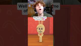 my mii looks so cursed in a bunny costume in tomodachi life living the dream