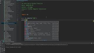JD with Daily Python Practice ( Python Regular Expressions )