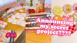 Chatty Studio Vlog: New product announcement, ASMR packing orders, & punch needling | Studio Vlog 44