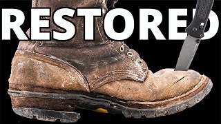 World's Toughest Work Boots RESTORED  Nicks BuilderPro™ Rebuild