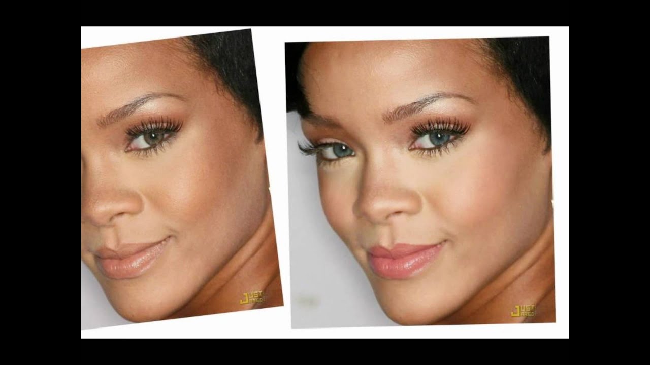 Editing - Rihanna. (Before and After pictures) - YouTube