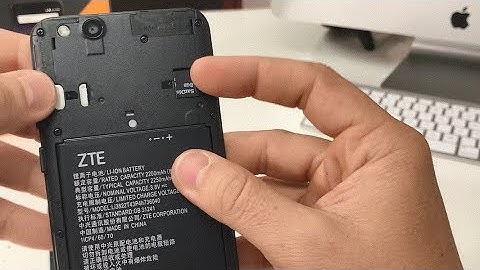 How to install SD and SIM card into ZTE Tempo X