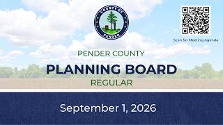 Planning Board Meeting - September 01, 2026
