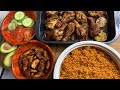 LET’S COOK WITH ME | JOLLOF RICE | ROAST CHICKEN | SPICED PLANTAIN “KELEWELE” || TERRI-ANN’S KITCHEN