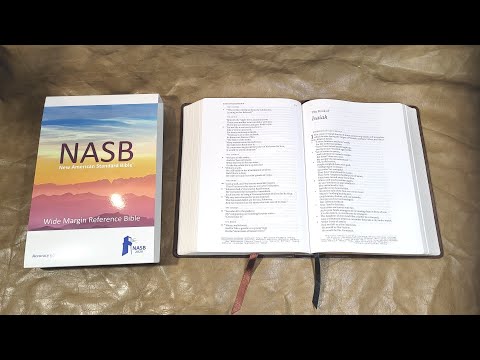 NASB Wide Margin Reference Bible Review pt 1