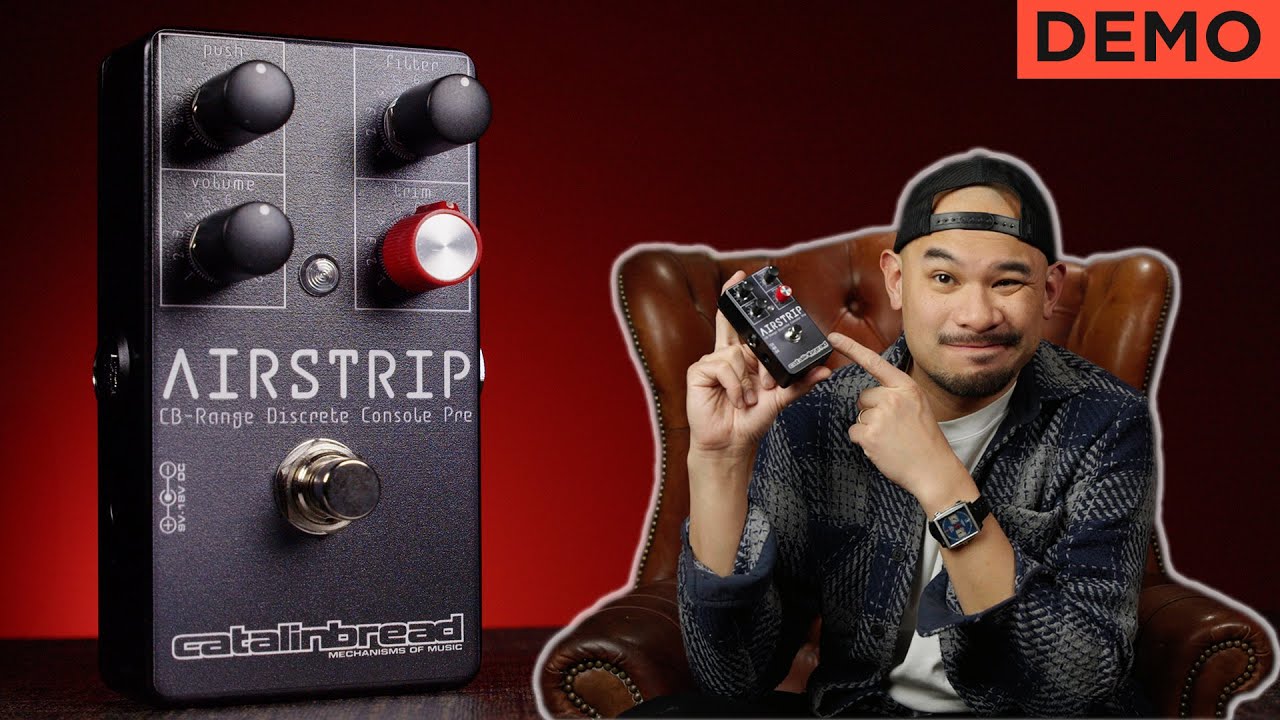 A Trident A-Range Pedal That Screams, Sizzles, and Sags | Catalinbread Airstrip Discrete Console Pre