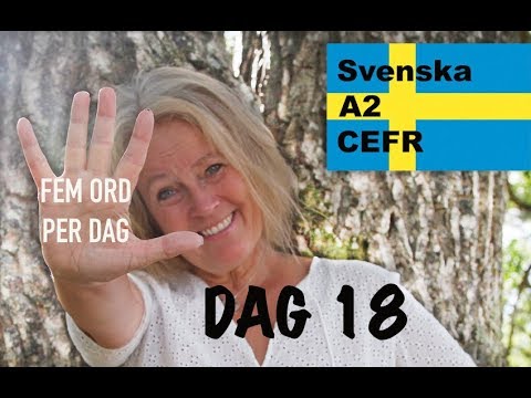 Day 18 - Five words a day - possessive pronouns- A2 CEFR - Learn Swedish