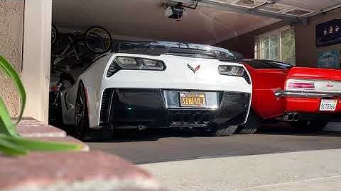 C7 Z06 Cold Start - Borla X-pipe