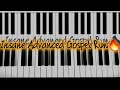 Crazy churchy piano run family of 4 dominants  gospel piano