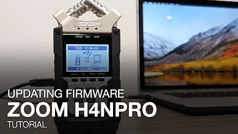 Zoom H4n Pro: Updating the Firmware