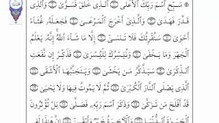 القران الكريم سورة الأعلى - احمد العجمي Al-A'laa