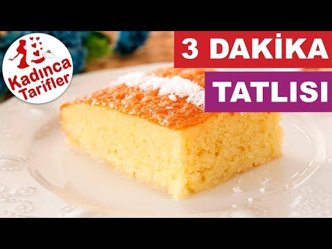 3 Dakikada Tatlı Tarifi | En Kolay Tatlı Tarifleri Nasıl Yapılır | Kadınca Tarifler