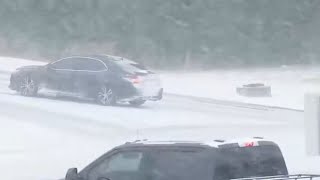 Road conditions worsening in Forsyth County because of snow