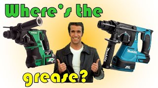 Do you need to grease SDS rotary hammer drills?