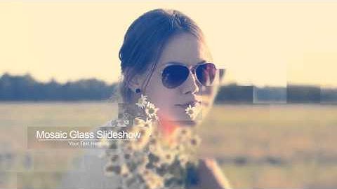 Mosaic Glass Slideshow - After Effects Project Files | VideoHive 9538861