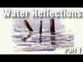 how to paint water reflections in watercolor 2