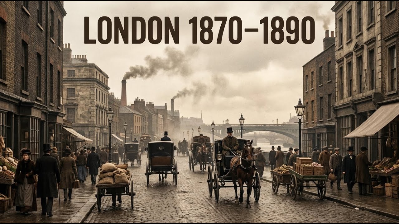 London in the 1870–1890 (AI Reconstruction)