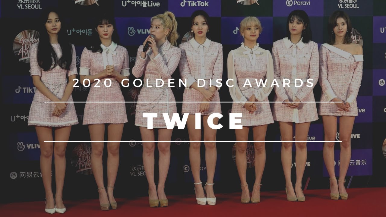 200105] TWICE - 2020 Golden Disc Awards Red carpet - YouTube
