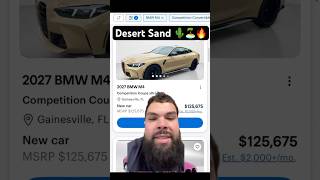 Desert Sand G82 M4 Goes Crazy 🔥😳#bmw #m4competition #cartok #sportscar
