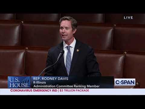 Committee top Republican Rodney Davis (IL-13) Speaks Against House Democrats' Elections Wish List