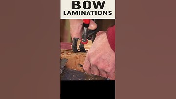 Gluing laminations on a former - How to make a Longbow part 4