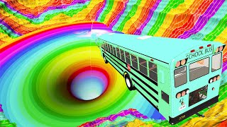 School Bus Crashes & Jumps #6 EpicBeamNGDestruction -  BeamNG.Drive