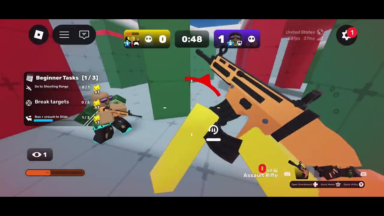 Roblox Rivals Win First Roblox rivals win - YouTube