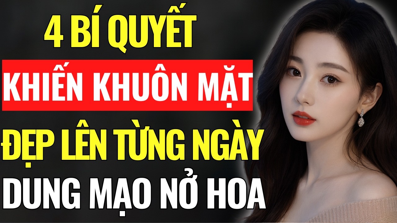 4 Bí Quyết Khiến Khuôn Mặt Đẹp Lên Từng Ngày, Không Cần Phấn Son Hay Thẩm Mỹ|Góc Nhìn Trí Tuệ.