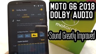Moto G6 2018 Dolby Audio (Sound  Quality Speaker Test)
