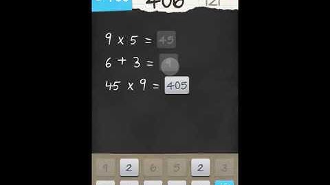 6 Numbers by Brainbow Level 121 Answer Guide