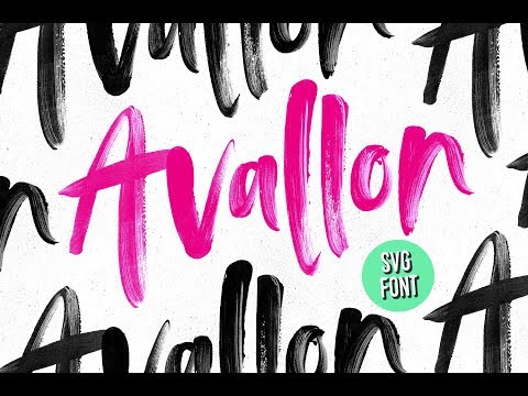 Avallon OpenType-SVG Font, a Font by Sam Parrett (Thumbnail 8 of 8)