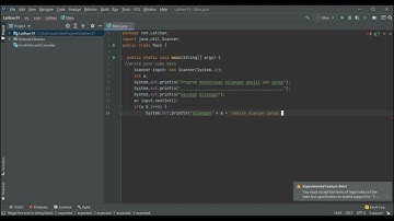 Project Menampilkan Bilangan Ganjil Genap