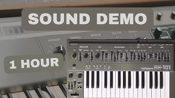 Roland SH-101 – 1 Hour Synth Exploration | Sound Demo