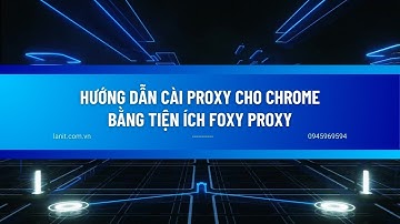 Hướng dẫn Cài đặt proxy cho chrome bằng tiện ích Foxy Proxy #lanit